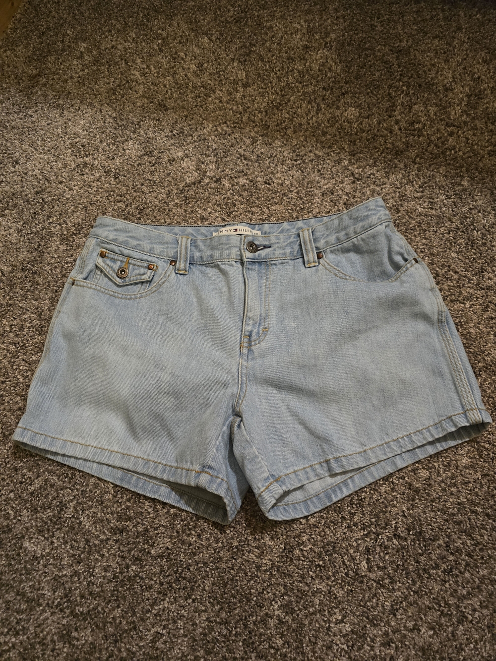 Tommy Hilfiger Light Blue Denim Shorts 10